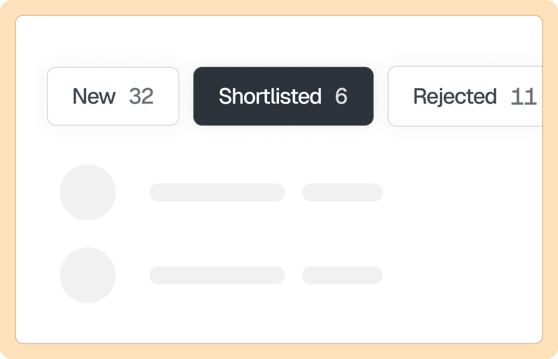 Track your hiring funnel