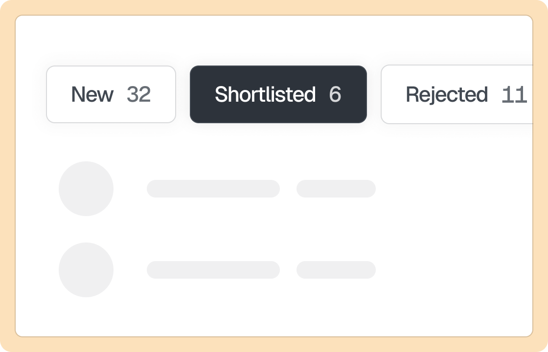 Track your hiring funnel
