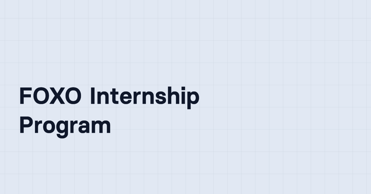 FOXO Internship Program